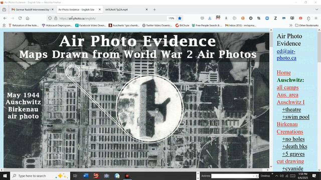 Auschwitz Pics and Maps 6-6-25