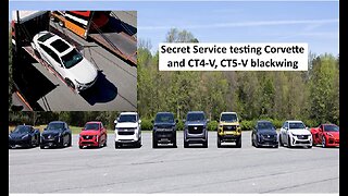 Secret Service testing Corvette and Cadillac CT5 V Blackwing, caddy has stick