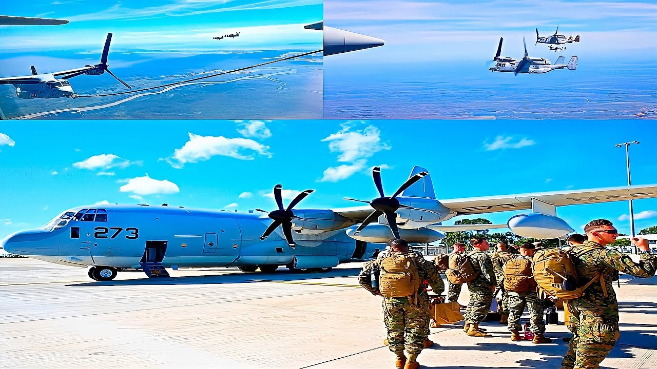 MRF-D 25.3: MIGHTY Ospreys Fueled Up in Mid-Air Over Australia!