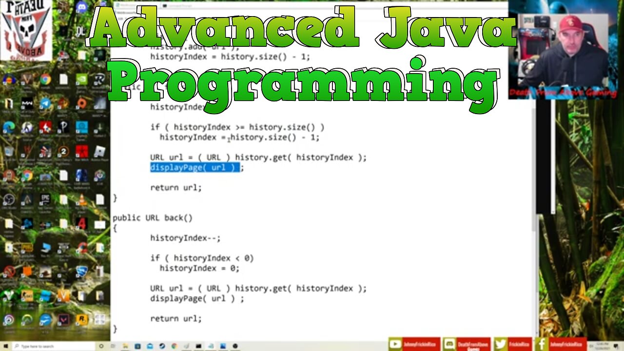 Live Learn - Advanced Java Programming - creating a simple web browser using JDK 16.0.1