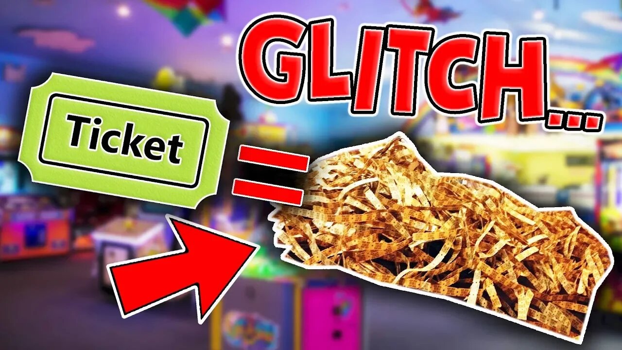 BIGGEST ARCADE TICKET GLITCH EVER!