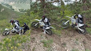 Islam Makhachev's Motorcycle Got stuck in the Dagestan Uphill