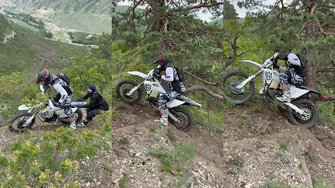 Islam Makhachev's Motorcycle Got stuck in the Dagestan Uphill