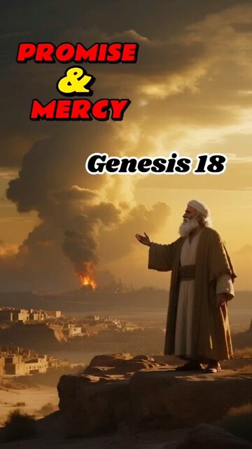 🕊️ Genesis 18 EXPLAINED: A Promise & A Plea for Mercy #Genesis18 #BibleExplained #BibleShorts