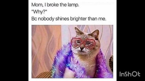 Mom, I broke the lamp.