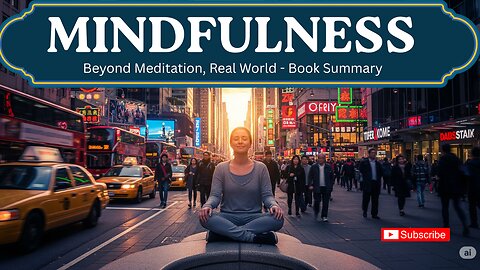 Mindfulness Audiobook: Beyond Meditation, Real World - Book Summary