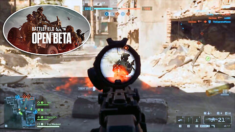 Battlefield 6 Open Beta Game Play Cairo Map Roof Campers At E Flag