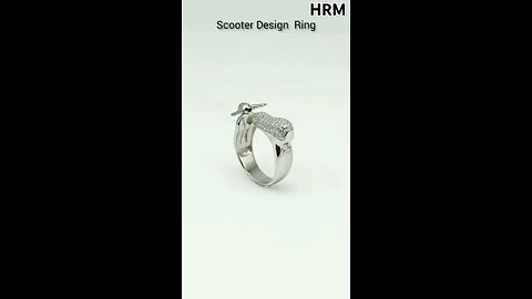 HRM Silver Ring Scooter Design