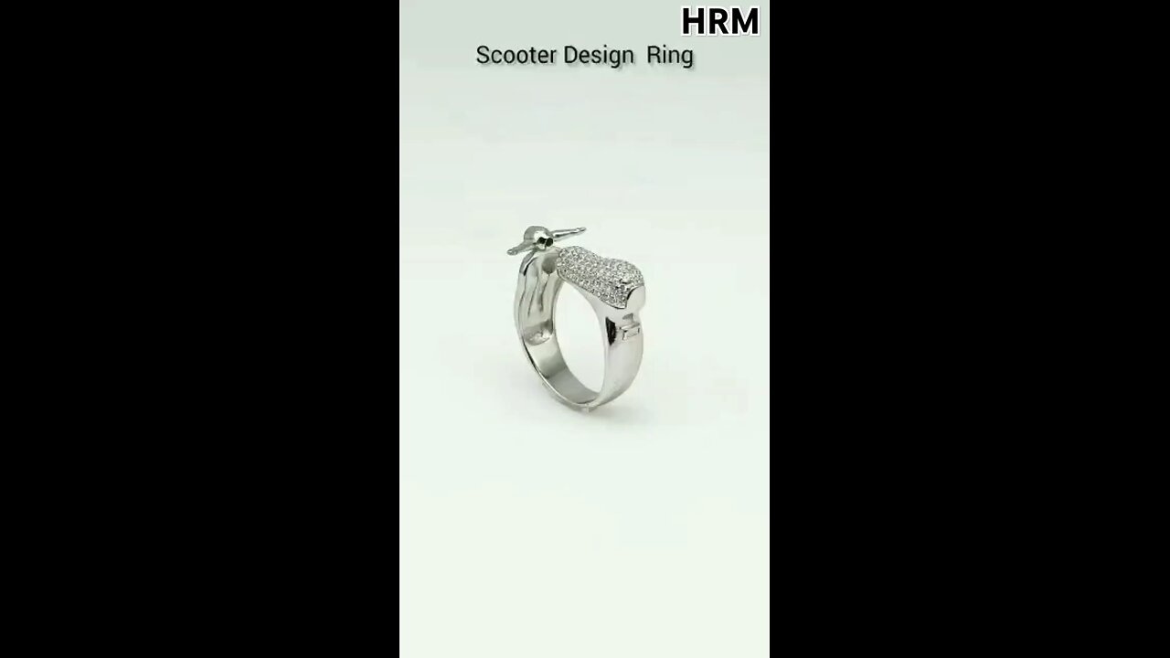 HRM Silver Ring Scooter Design