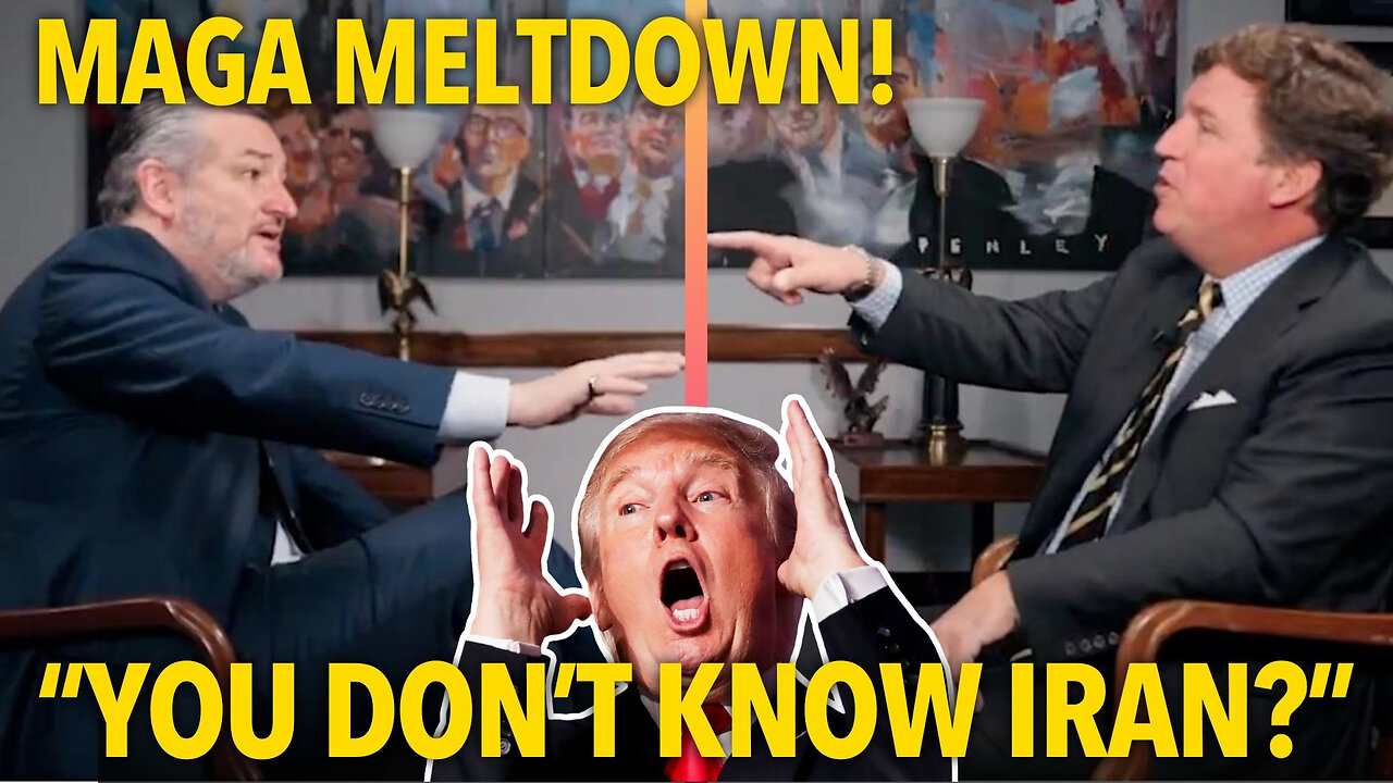 Ted Cruz EATEN ALIVE by Tucker Carlson on Trump's WAR | The Tony Michaels Podcast #928