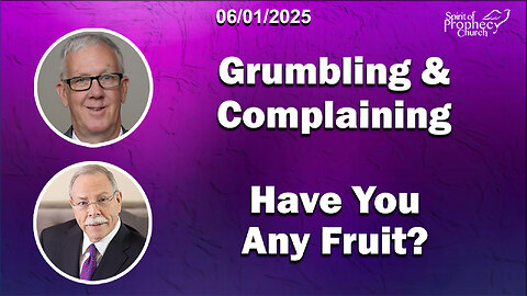 Spirit of Prophecy Sunday Service 06/01/2025