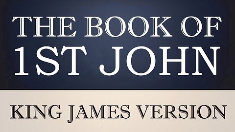 62) The Book of 1st John