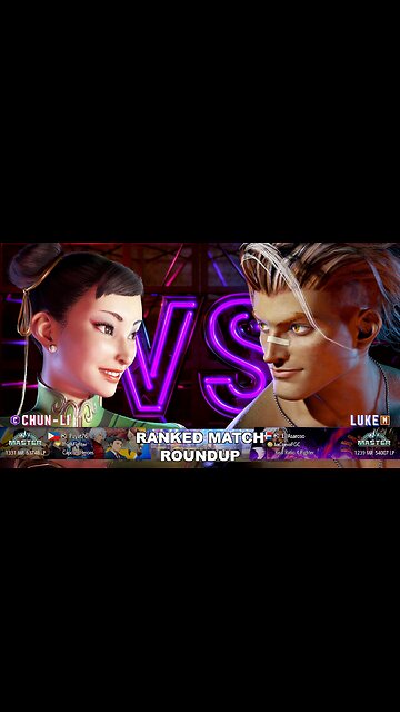Kuya Kalbo SF6 Ranked Match Roundup. Chun Li Master Rank [Hori Fight Stick]