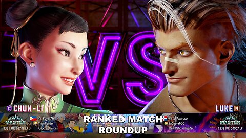 Kuya Kalbo SF6 Ranked Match Roundup. Chun Li Master Rank [Hori Fight Stick]