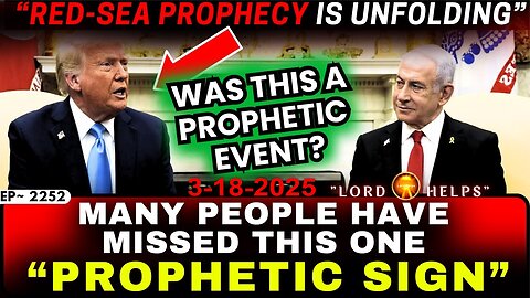 URGENT- "Red Sea Prophecy Hits The USA" - Bible Prophetic Word Today! - 3/18/25