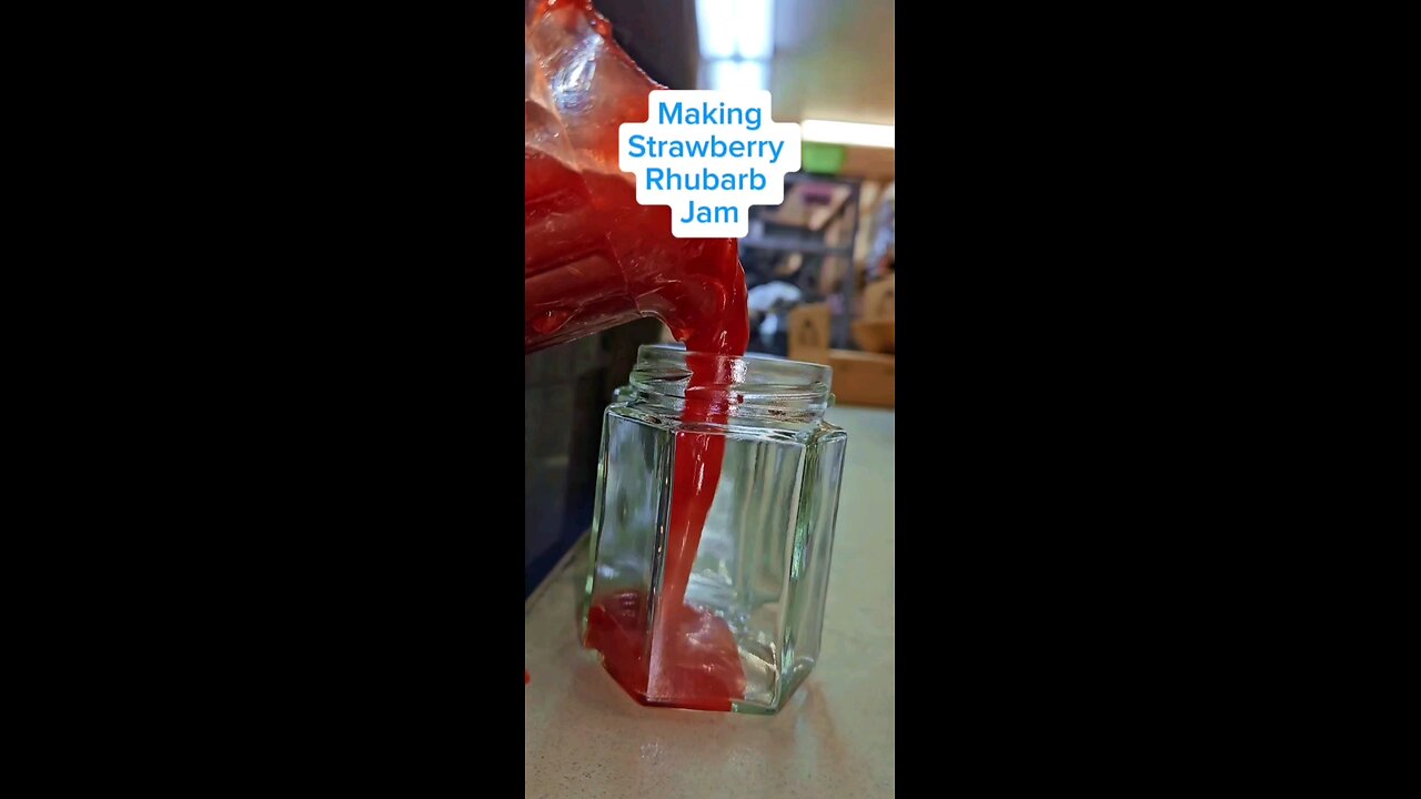 Making Strawberry Rhubarb Jam
