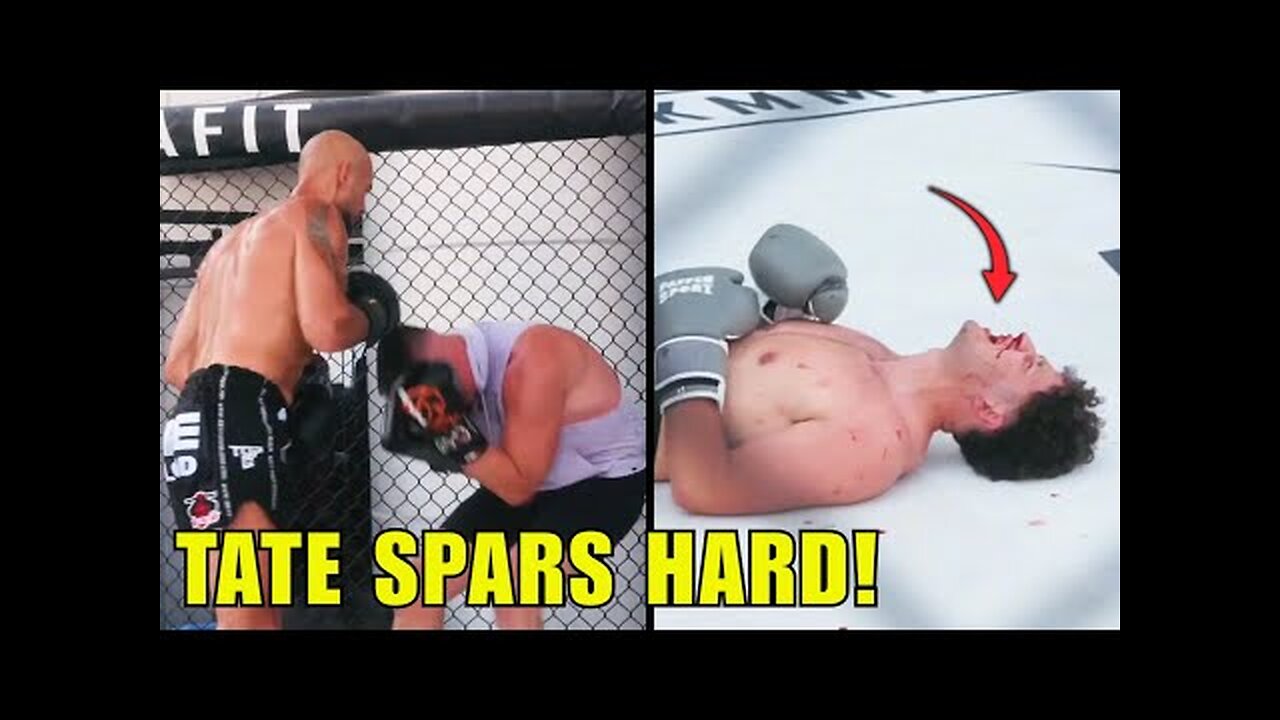 Andrew Tate DESTROYS 60 MEN In New HARD SPARRING FOOTAGE |Tate confidential