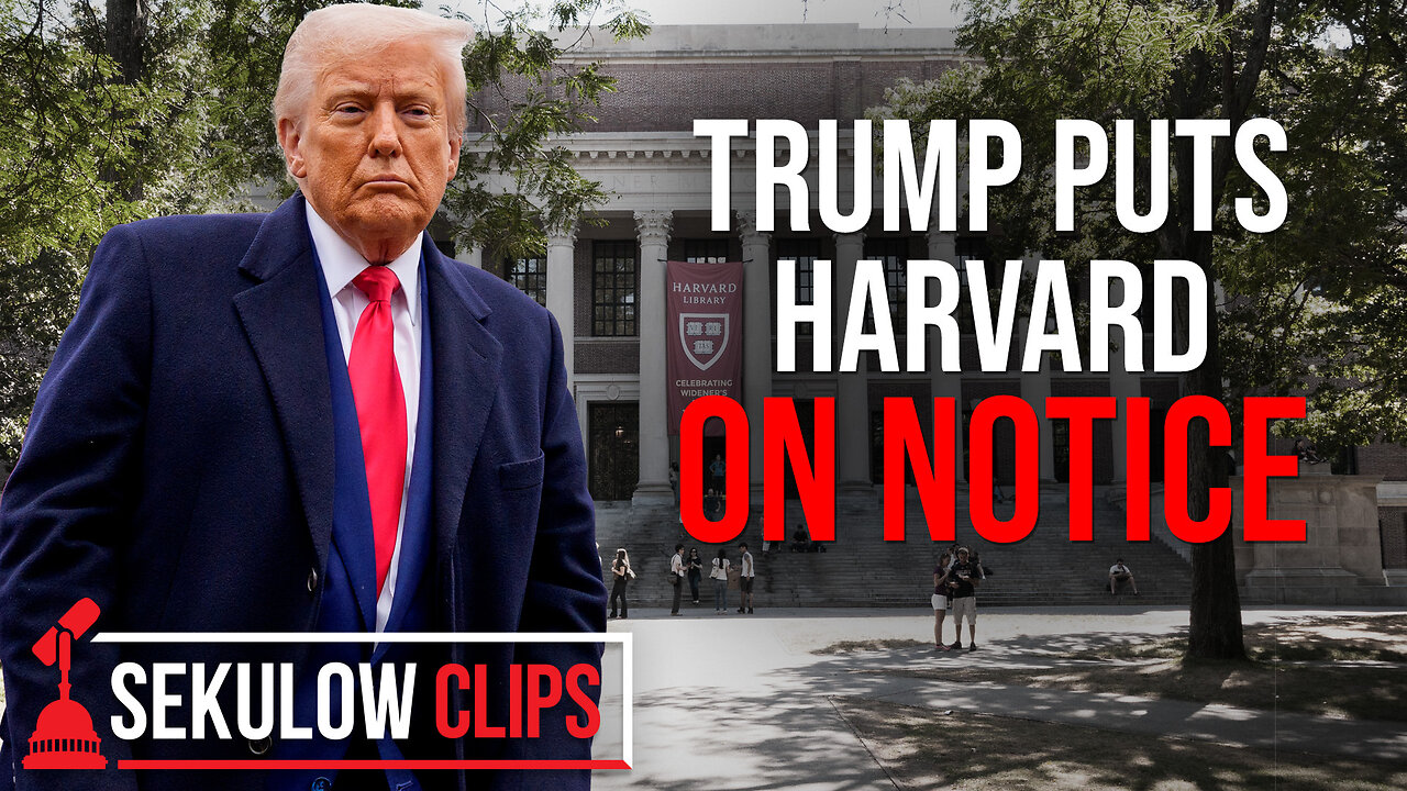 Trump Puts Harvard On Notice