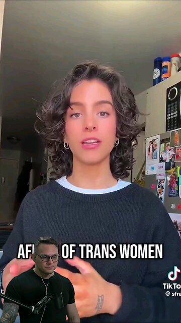 Men in women's bathrooms? she makes the argument for me.