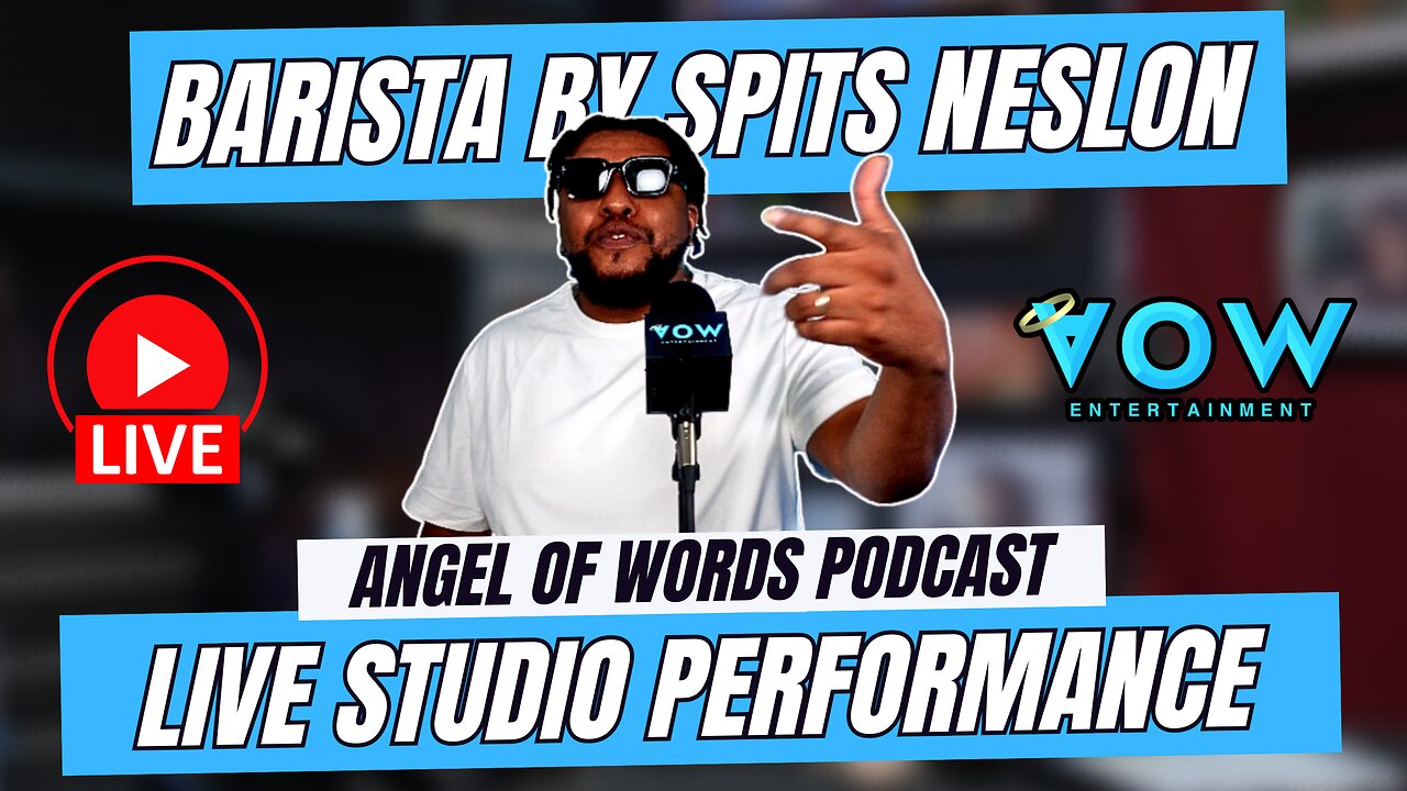 BARISTA BY SPITS NELSON LIVE STUDIO PERFORMANCE AT THE ANGEL OF WORDS STUDIOS!