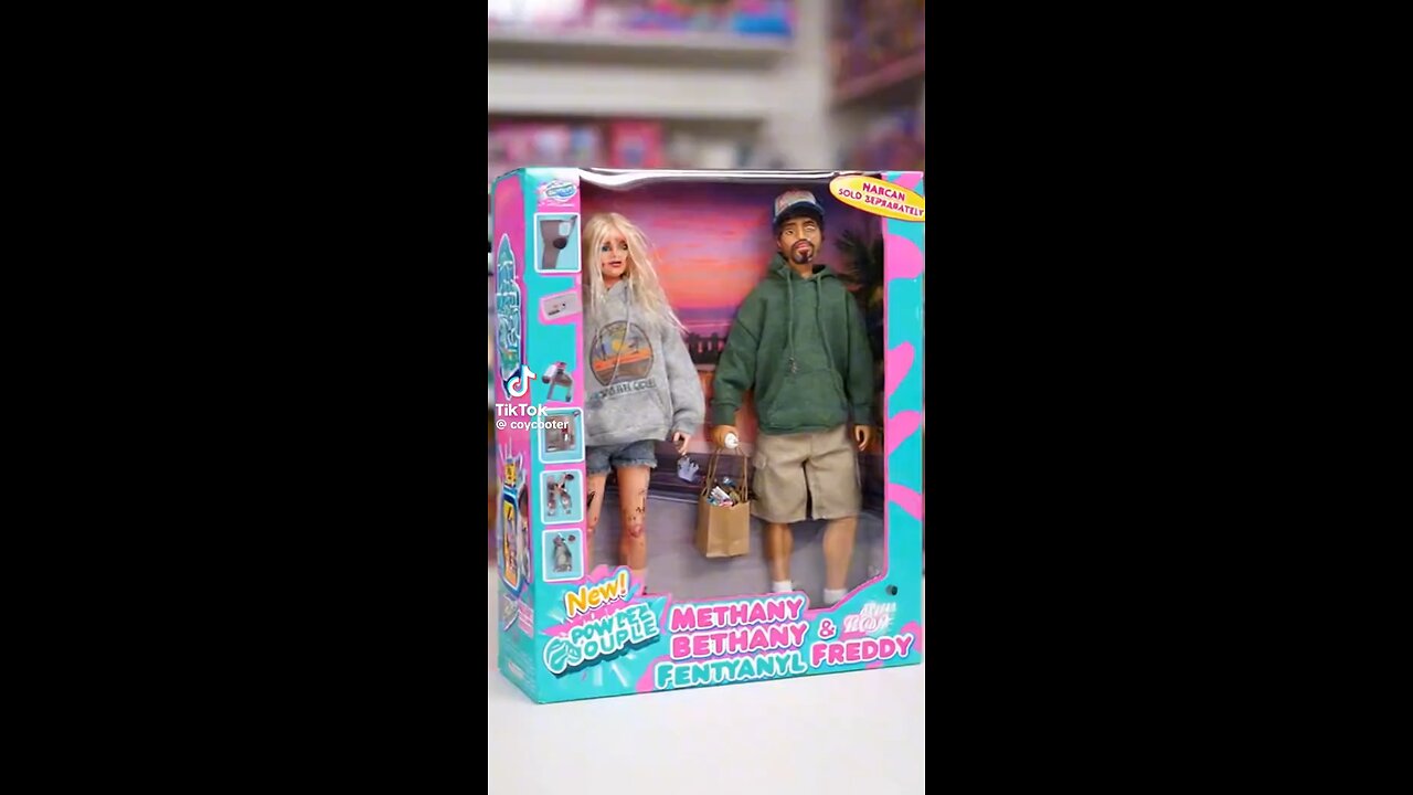 Methany Bethany and Fentanyl Freddie Action figure set! - https://youtube.com/@BioDustX