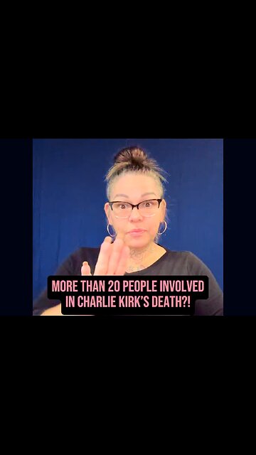 More Than 20 People Involved In Charlie Kirk’s Death?! 😱 #asl #deaf #signlanguage