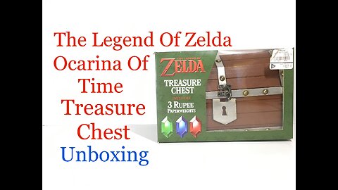 The Legend Of Zelda - Ocarina Of Time - Treasure Chest Rupee Paper Weights