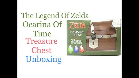The Legend Of Zelda - Ocarina Of Time - Treasure Chest Rupee Paper Weights