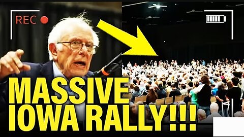 WHOA! Bernie DESTROYS Trump at HUGE IOWA RALLY
