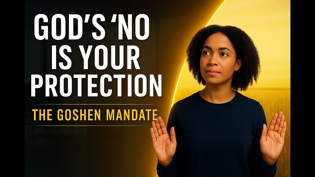 Why God’s “No” Is Really Your Protection: The Goshen Mandate