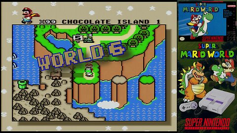 Super Mario World (Super Nintendo) - World 6: Chocolate Island