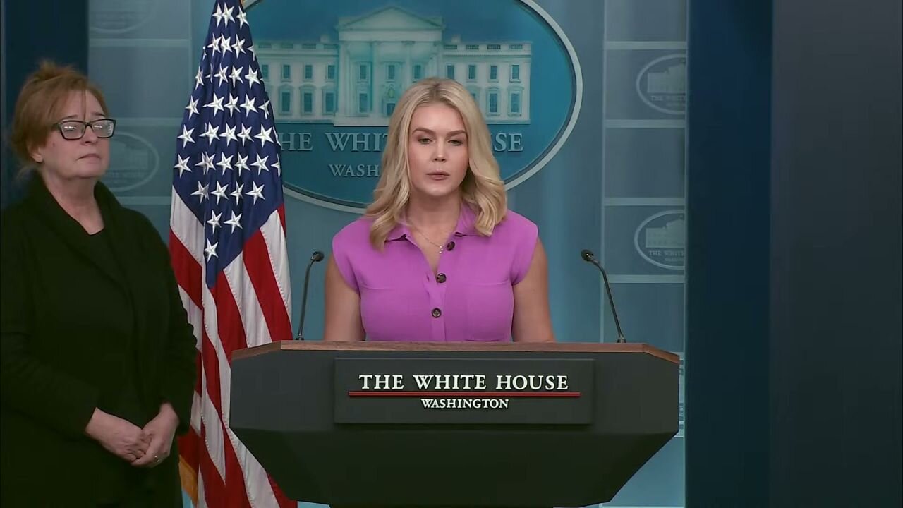 Karoline Leavitt Holds Powerful White House Press Briefing, Leaves The Media Stunned