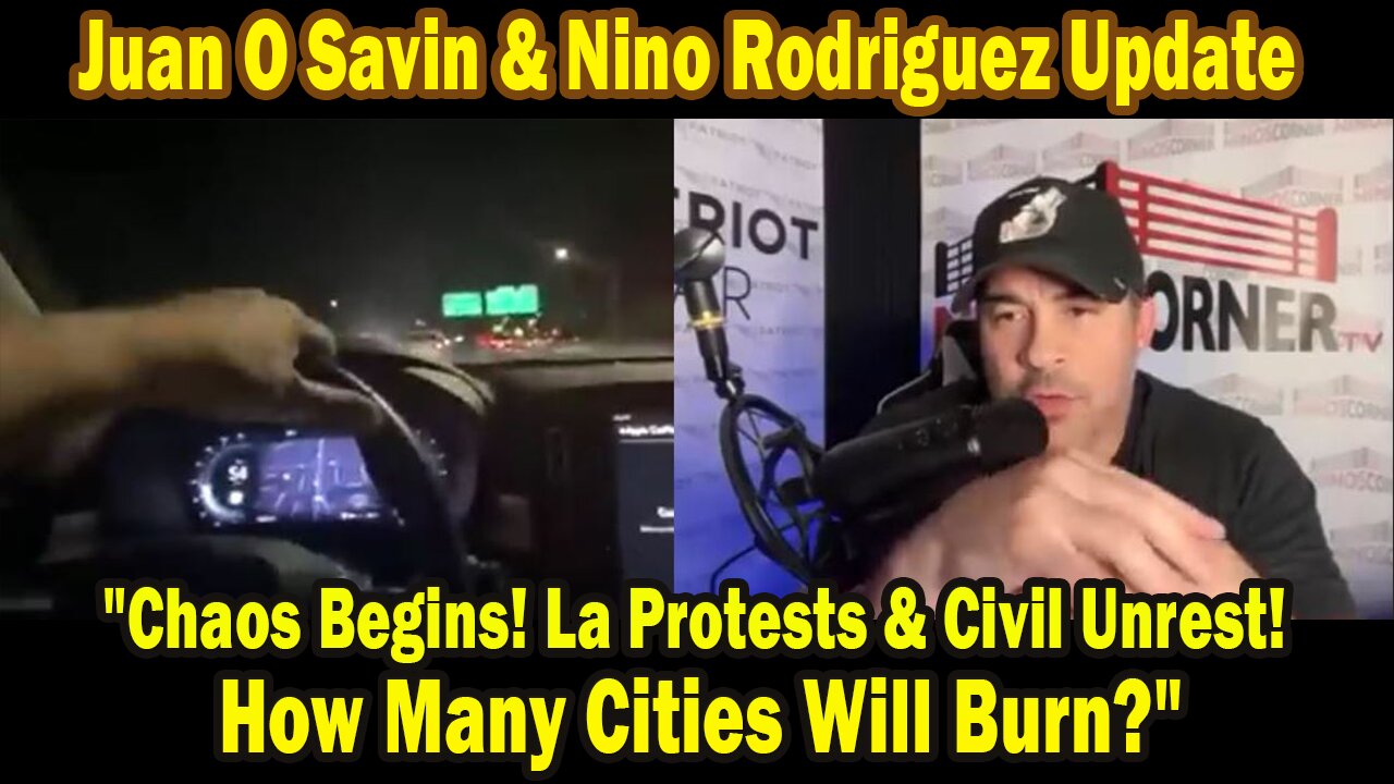Juan O Savin: "How Many Cities Will Burn?! Important Update By Juan O Savin & David Rodriguez"