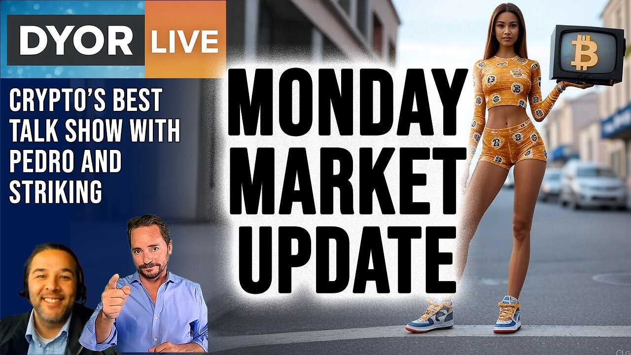DYOR Live: Monday Trading Markets Update, Gold, Crude, Bitcoin GALORE!
