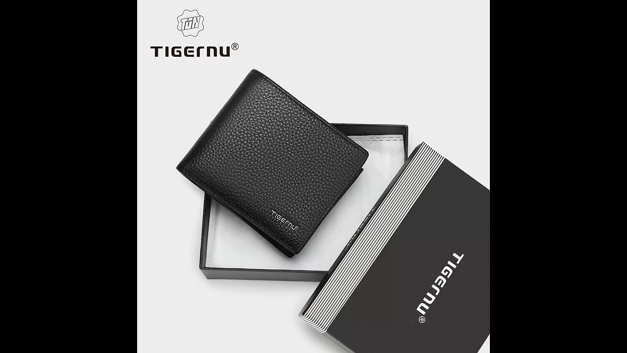 Tigernu 100% Genuine Leather Men Wallet