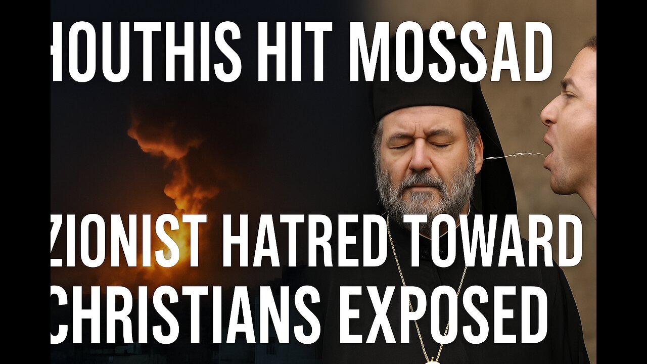 Houthis didnt hit Mossad + Christians getting attacked inside Israel = One big wake-up call