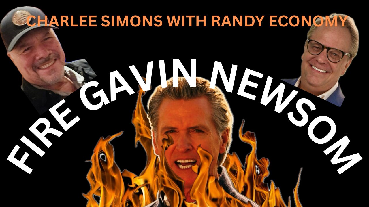 FIRE GAVIN NEWSOM! Here's how ...