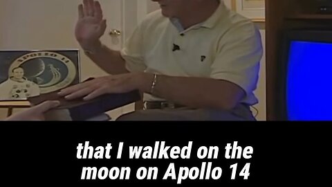 Ed Mitchell is the only Astronaut "Swear Under the Bible" he been to the Moon.