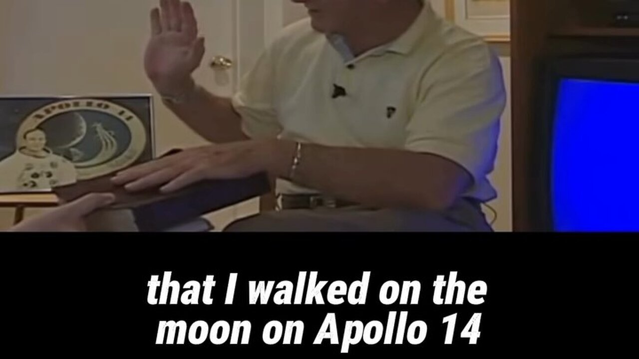 Ed Mitchell is the only Astronaut "Swear Under the Bible" he been to the Moon.