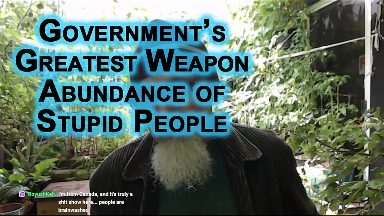 Western Government’s Greatest Weapon Is an Abundance of Stupid People