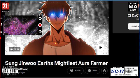 SUNG JIN WOO THA EARTH'S MIGHTIEST AURA FARMER II