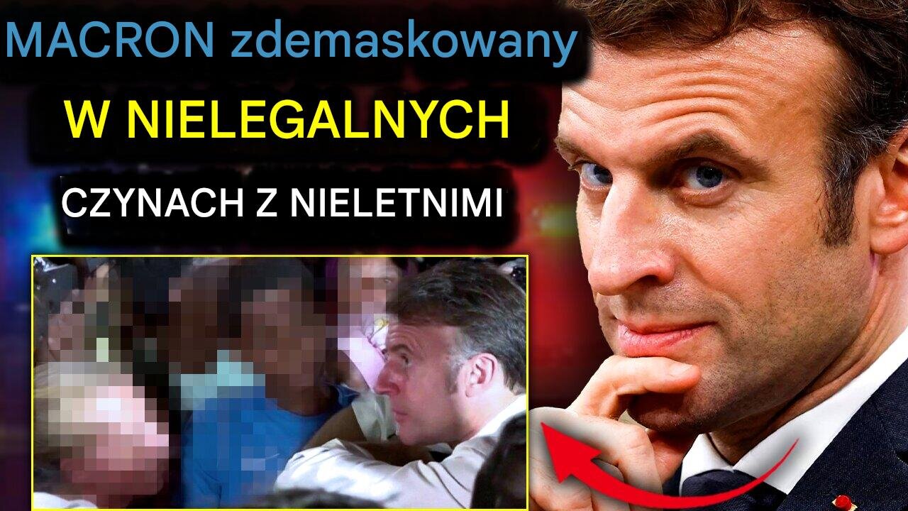 Wyciekłe nagranie ujawnia „nielegalne działania” prezydenta Macrona z nieletnimi na przyjęciu Rothschildów
