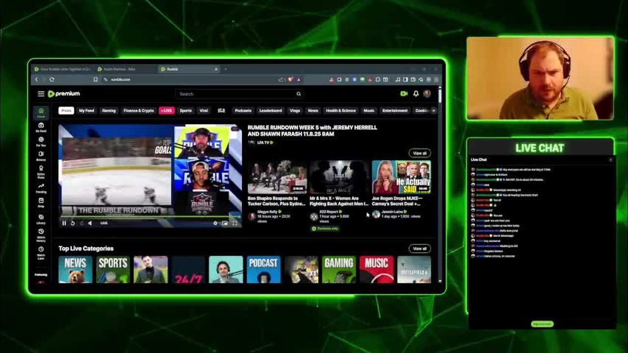 Rumble Community Group- Link Dropping vs Engagement.