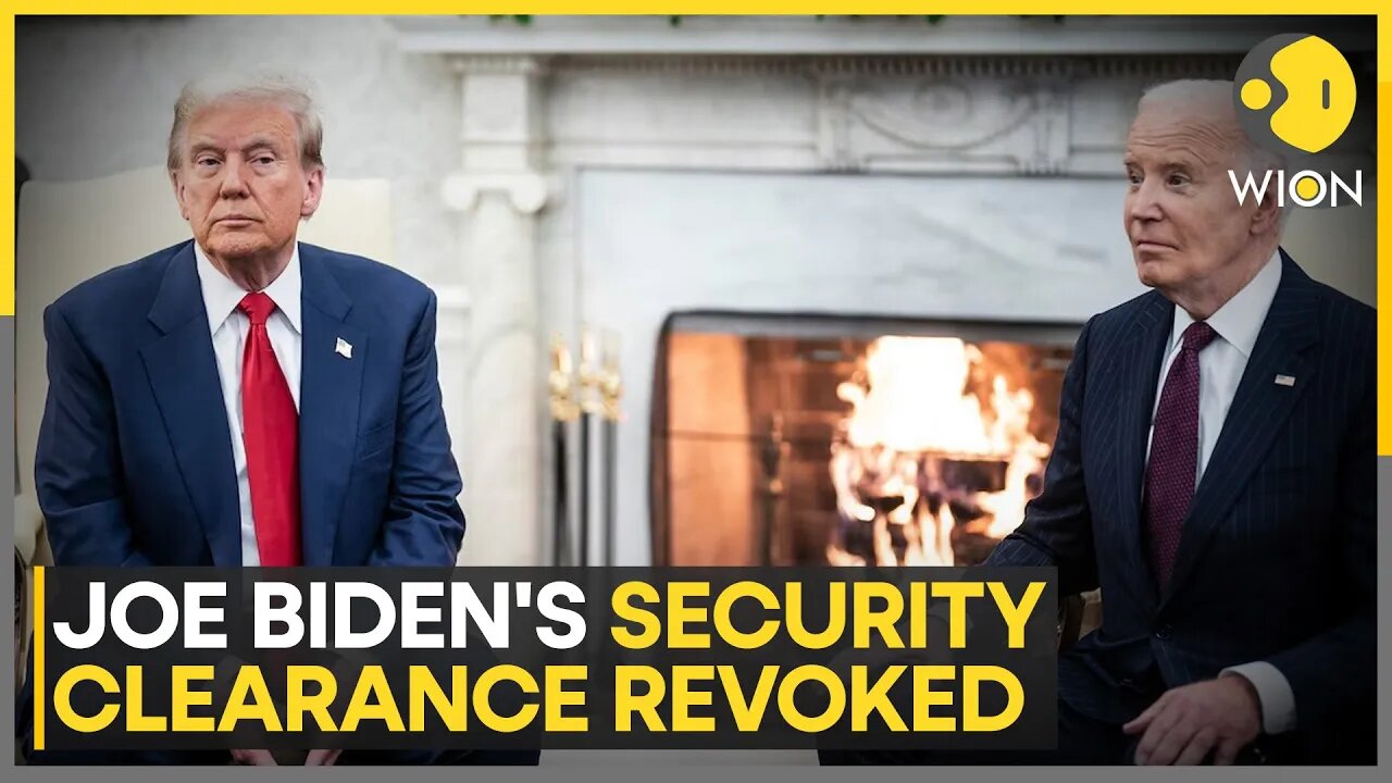 Trump Revokes Biden’s Security Clearance Amid Political Crackdown | World News
