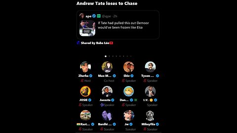 Zherka X Space - Andrew Tate loses to Chase DeMoor - 12-20-2025