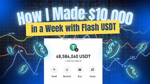 $10,000 weekly with Flash USDT trc20 trading on all major exchanges!