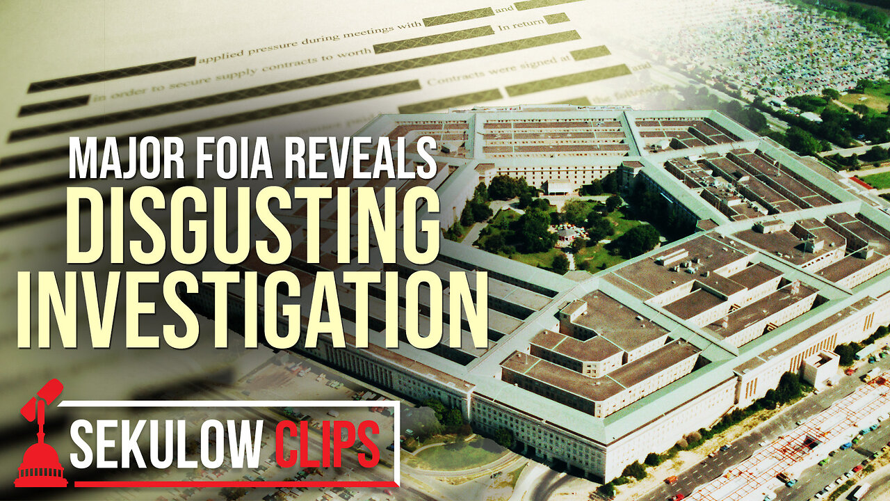 Major FOIA Reveals Disgusting Investigation