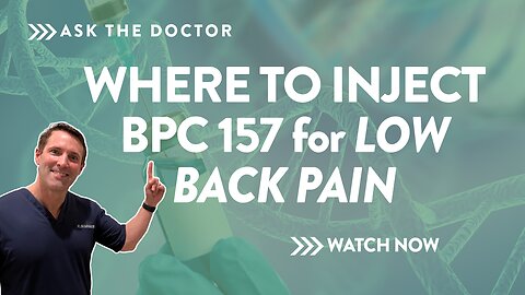 Where to inject BPC 157 for low back pain