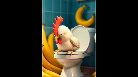 Poopy banana chicken 🐔 🍌