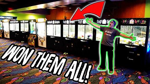 WON ALL THE GAMES AT THE ARCADE!